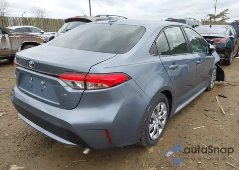 2022 Toyota Corolla Le from USA, damaged, VIN JTDEPMAE4NJ196206